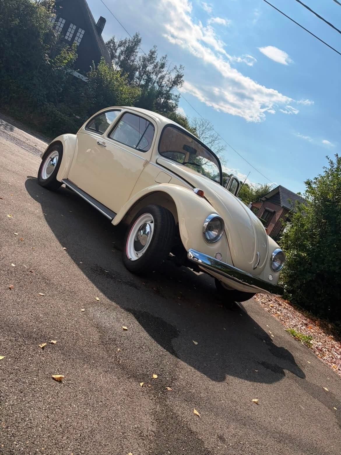 VW Coccinelle beige 1200 cc 1972, Auto's, Volkswagen, 4 zetels, Achterwielaandrijving, Beetle (Kever), 4 cilinders