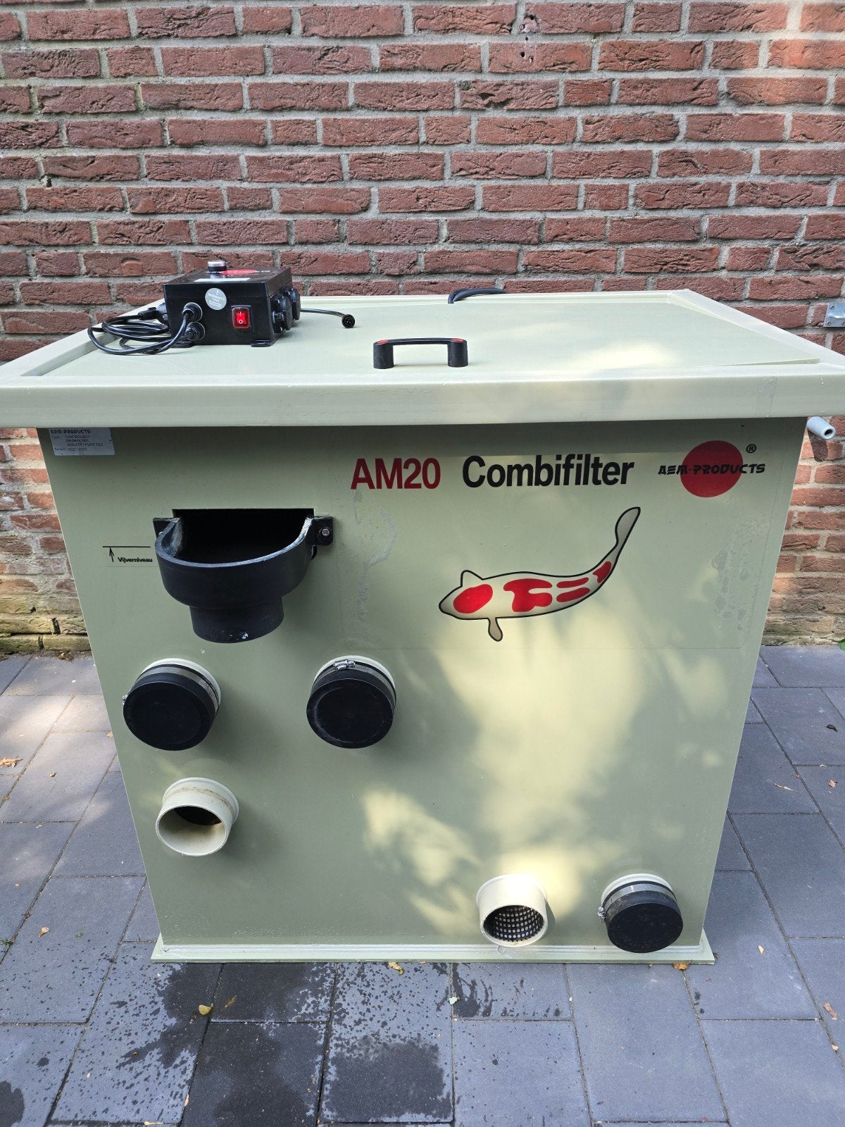 AEM AM20 trommelfilter, Ophalen
