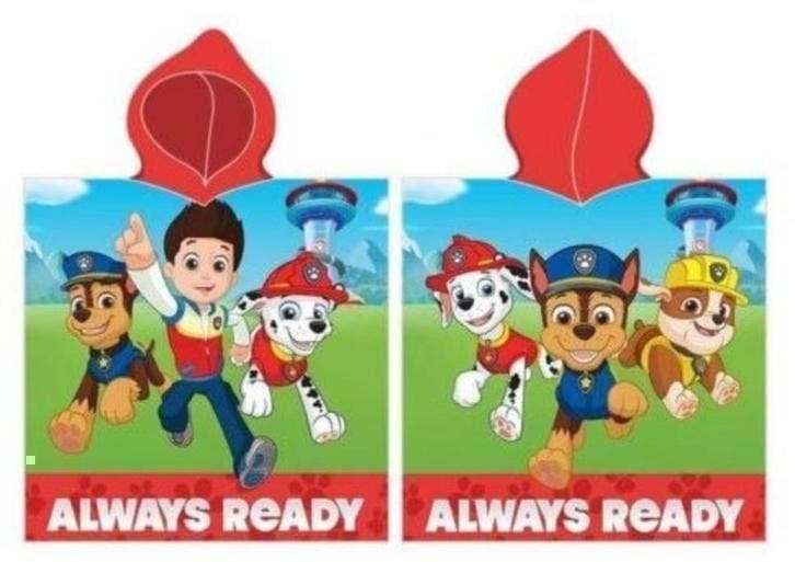 Paw Patrol Badponcho / Badcape Pups - Katoen, Jongen of Meisje, One size, Nieuw, Ophalen of Verzenden