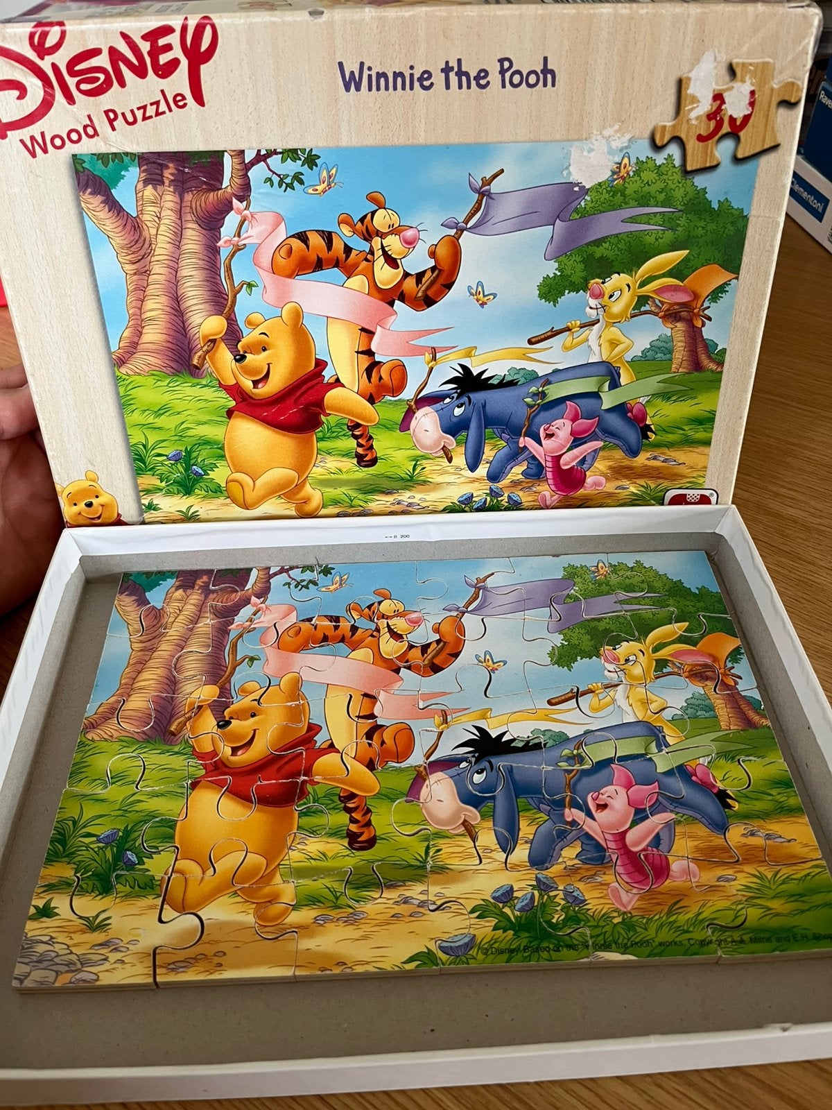 Jumbo Disney Winnie the Pooh houten puzzel 30 stuks, Ophalen, Zo goed als nieuw