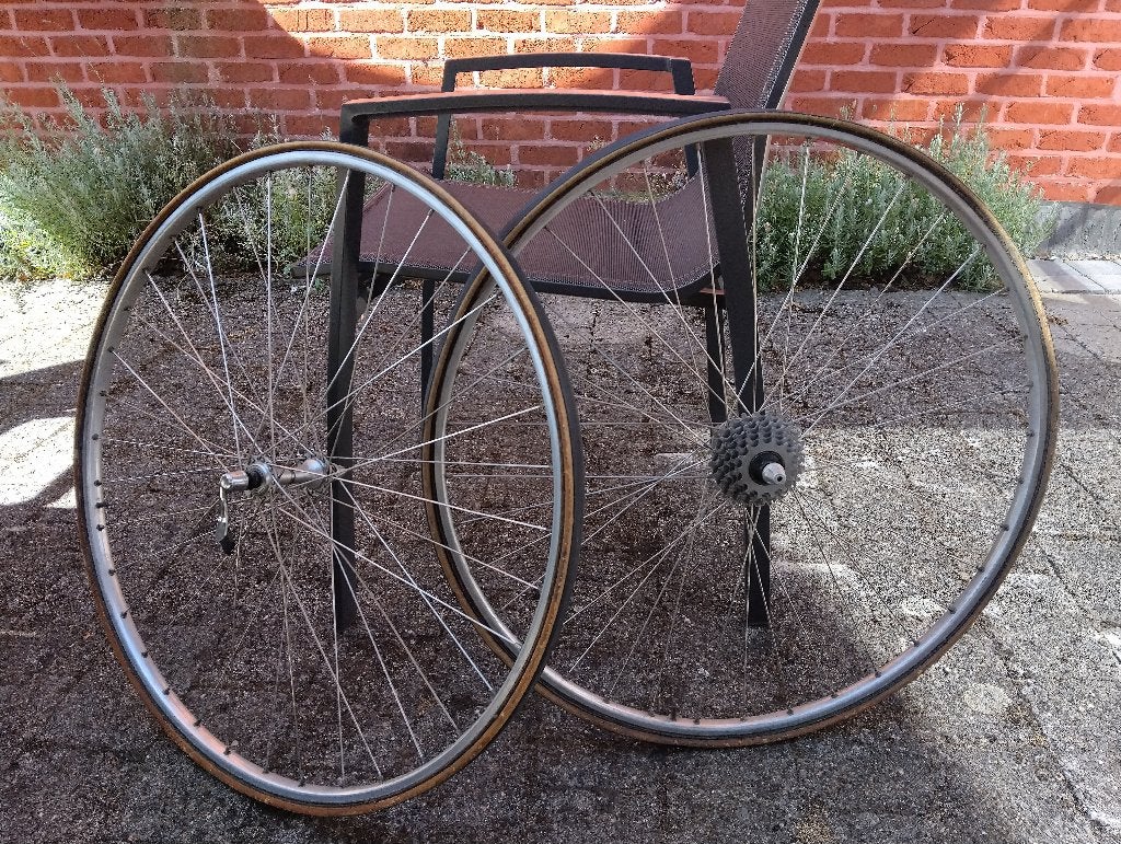 Mavic retro racewielen, Fietsen en Brommers, Fietsonderdelen, Gebruikt, Shimano 600, Aluminium, Racefiets