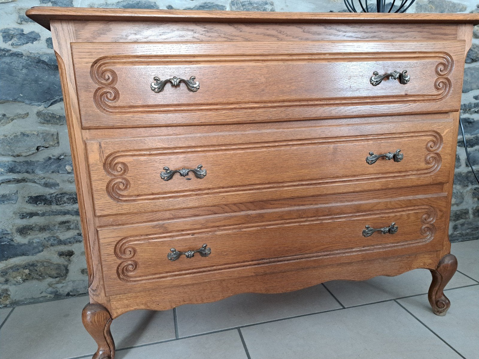 commode style Louis xv, 3 ou 4 tiroirs, 25 à 50 cm, Moins de 100 cm, Enlèvement