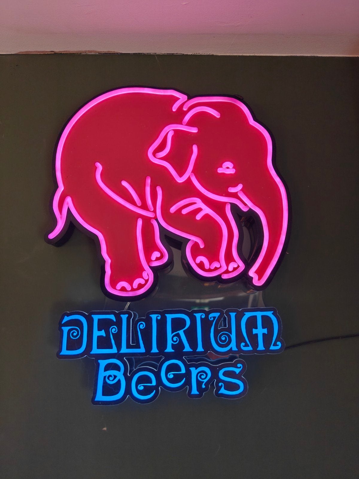 Led verlichting Delirium Beers, Antiek en Kunst, Ophalen