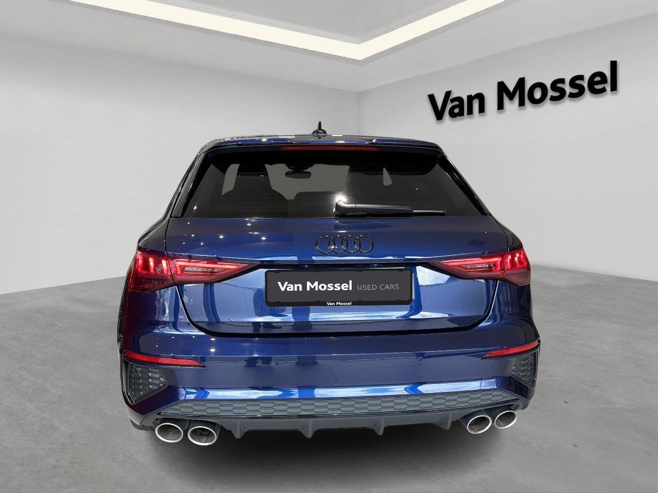 Audi S3 2.0 TFSI S3 S tronic quattro Sportback, Automaat, Stof, Gebruikt, Zwart