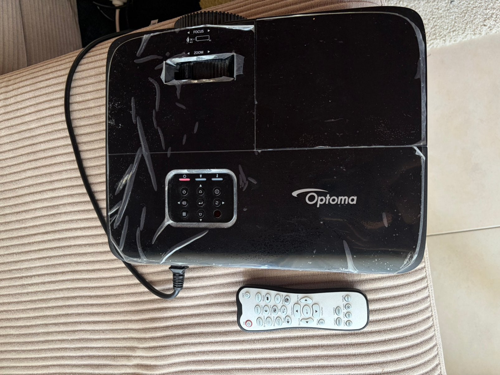 Beamer Optoma, Audio, Tv en Foto, Beamers, Ophalen, Gebruikt, DLP, Full HD (1080)
