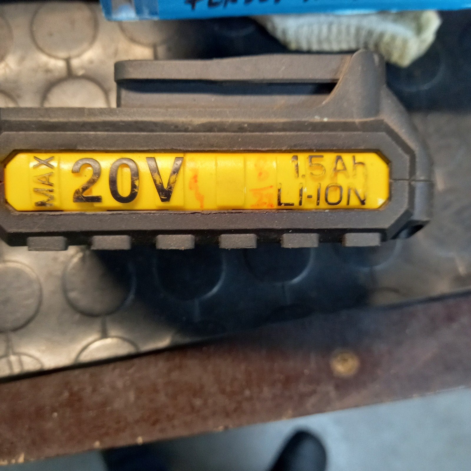 Powerplus Li-Ion batterij 20volt, Ophalen