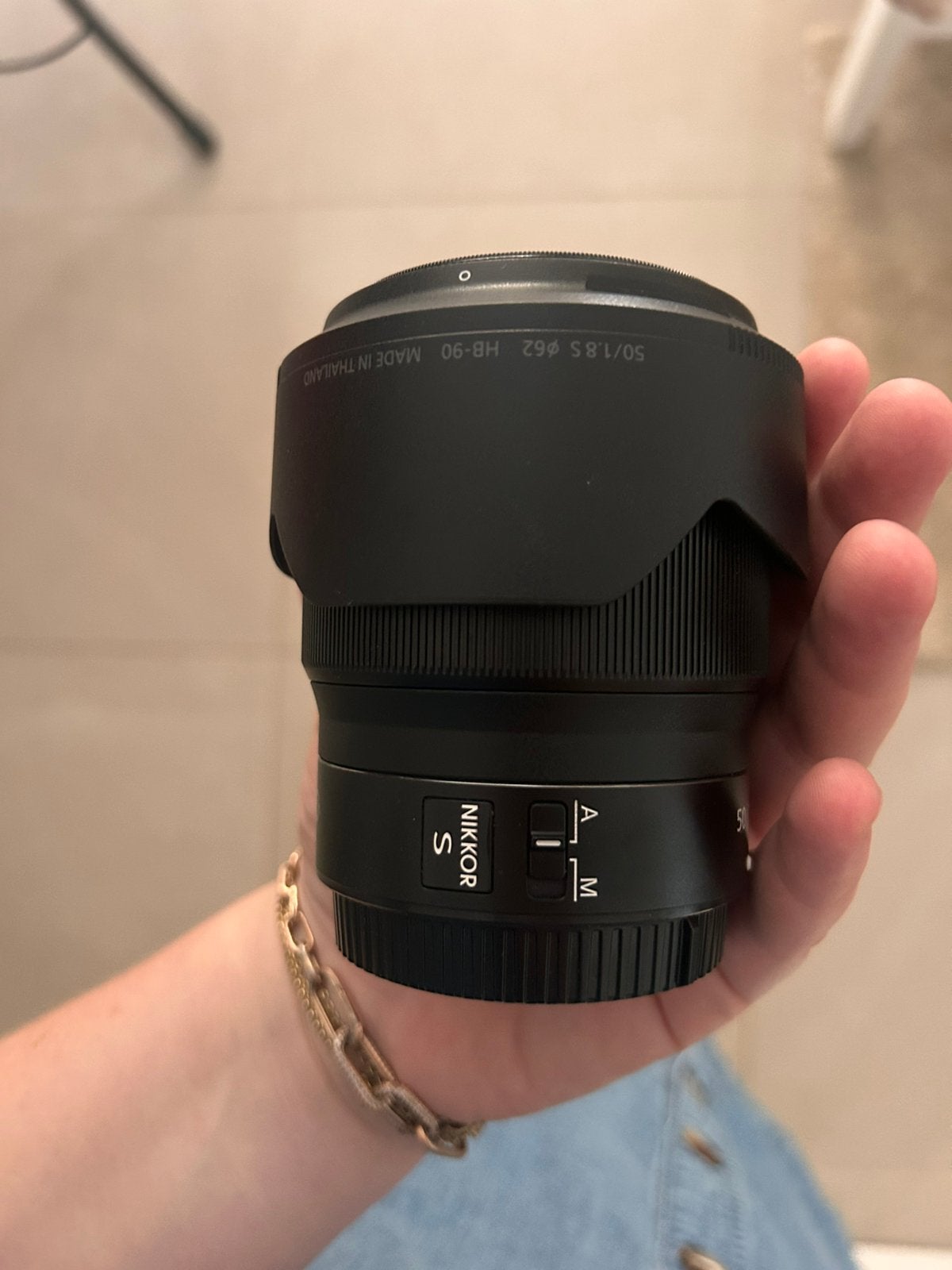 Nikon nikkor z 50mm f/1.8 s, Audio, Tv en Foto, Foto | Lenzen en Objectieven, Ophalen, Zo goed als nieuw, Nikon