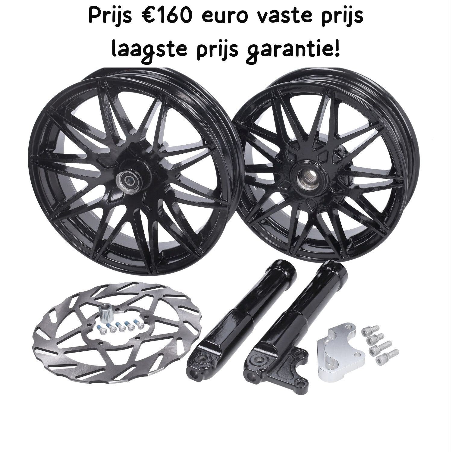 Piaggio Zip 2000 velgenset Fast Arrow Pro wielset 11/12 inch, Fietsen en Brommers, Zip, Nieuw, Ophalen of Verzenden, Klasse B (45 km/u)