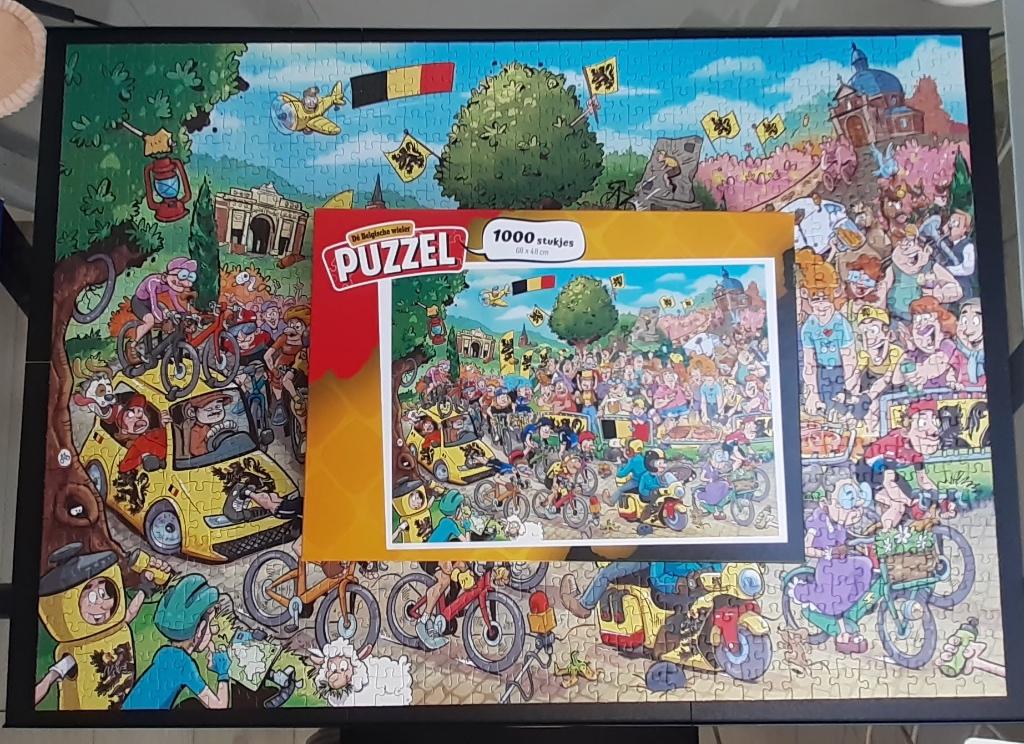 Puzzel 1000 stukjes, Hobby en Vrije tijd, Ophalen, 500 t/m 1500 stukjes, Zo goed als nieuw, Legpuzzel
