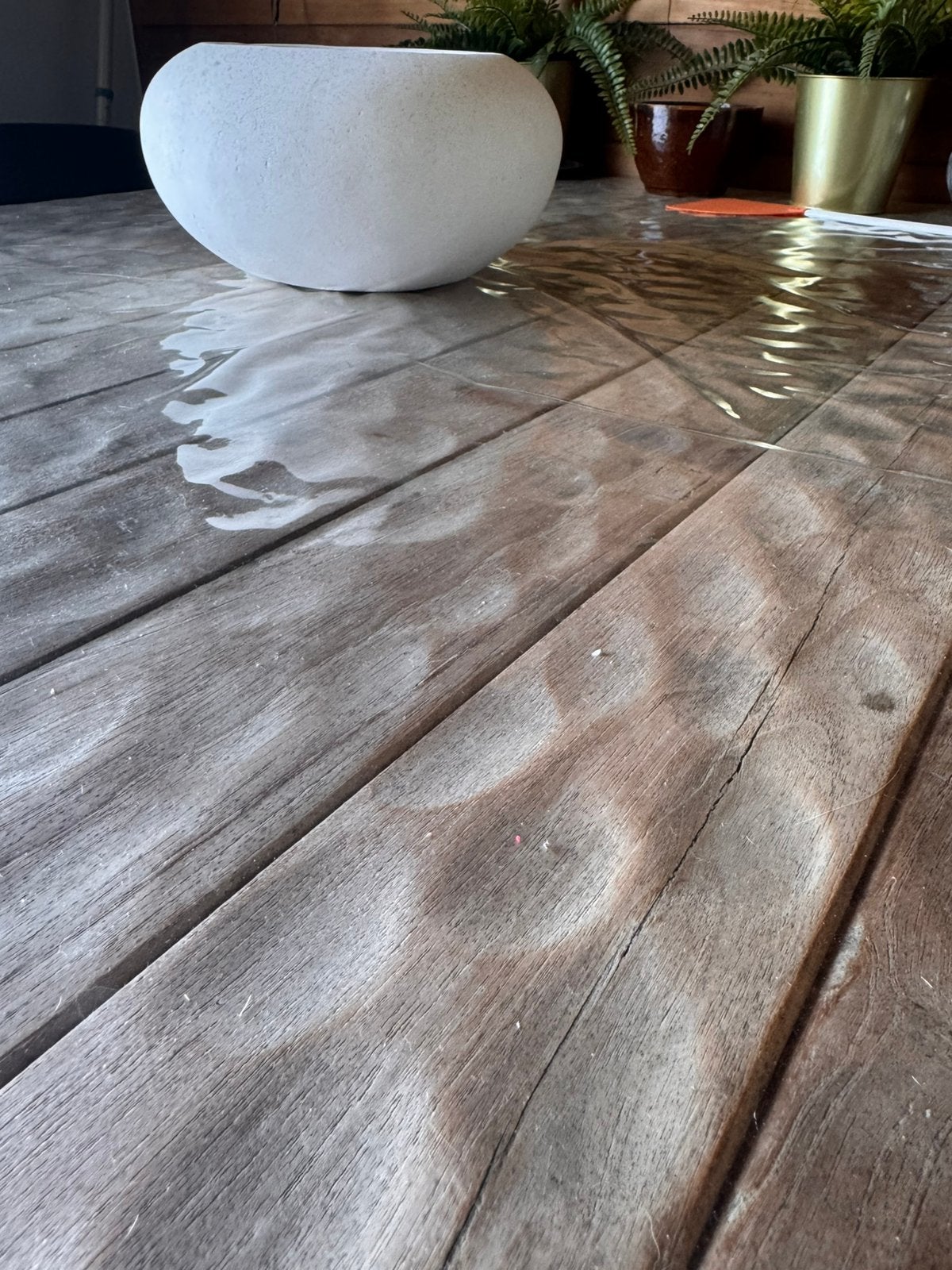 Volledige houten tuintafel van 4 seasons outdoor, Tuin en Terras, Ophalen, Zo goed als nieuw