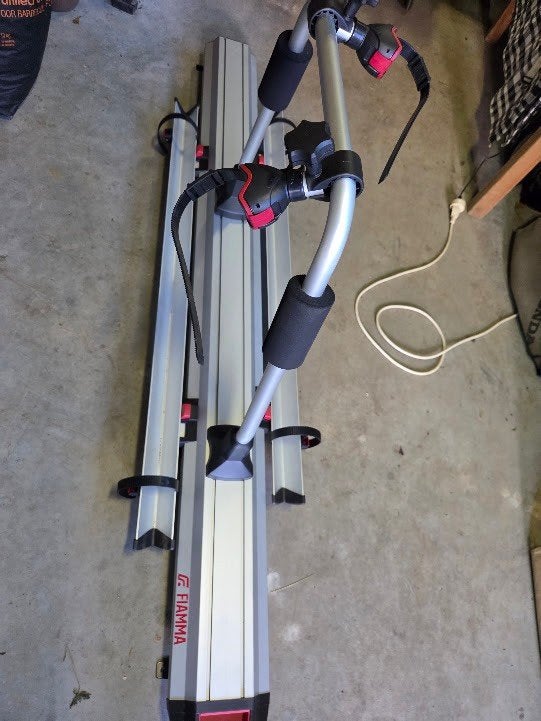Nieuw fietsenrek voor in campers, Ophalen, Nieuw