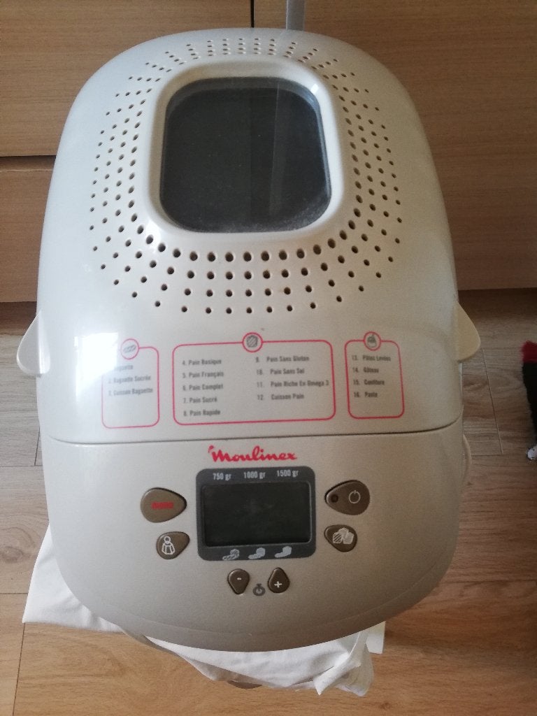 Moulinex broodbakmachine- Jette, Ophalen, Gebruikt, Met timer, Kijkvenster