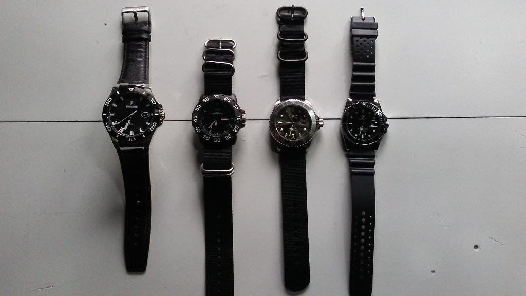 Heren horloges, Montre-bracelet, Autres marques, Enlèvement ou Envoi, Autres matériaux