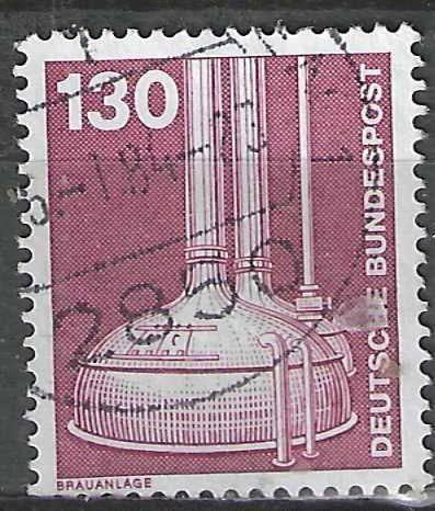 Duitsland Bundespost 1982 - Yvert 967 - Industrie (ST), Verzenden, Gestempeld