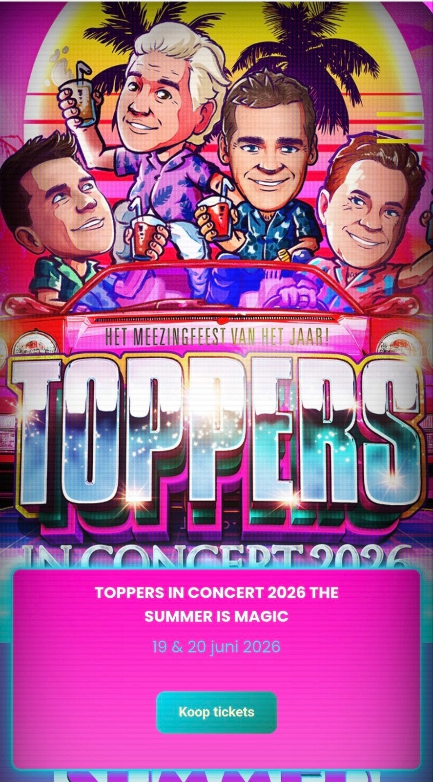 1 Ticket Toppers in concert en voetbalmatch zaterdag 20 juni, Tickets en Kaartjes, Concerten | Nederlandstalig, Juni