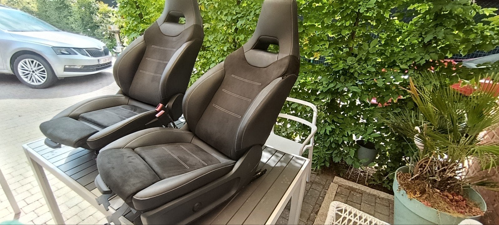 siège alcantara AMG Mercedes classe A w177 cla, Enlèvement