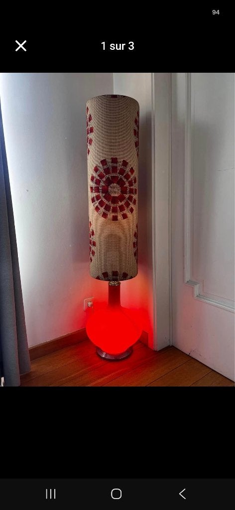 Lampe vintage, Enlèvement