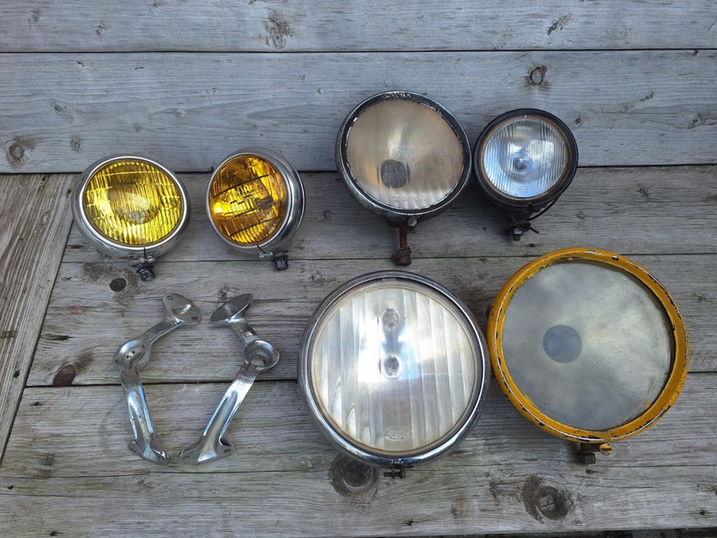 Koplampen en mistlampen jaren '20-'30, Ophalen of Verzenden, Gebruikt, Amerikaanse onderdelen