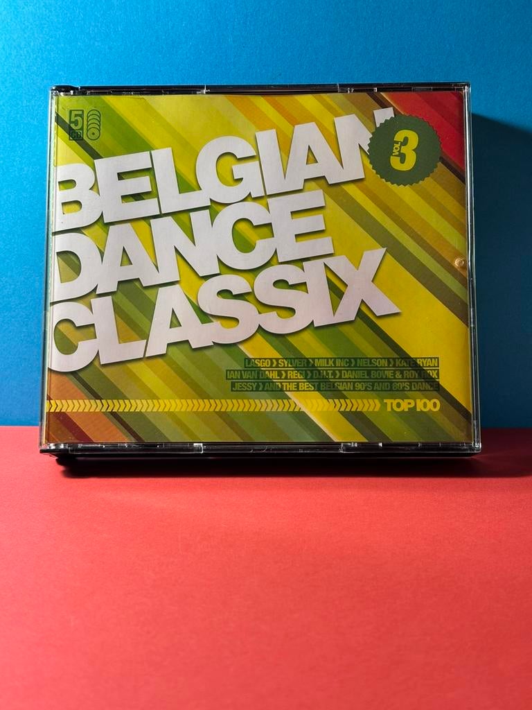 Belgian dance classix top 100 vol.3 / 5cd box nieuwstaat, Cd's en Dvd's, Verzenden