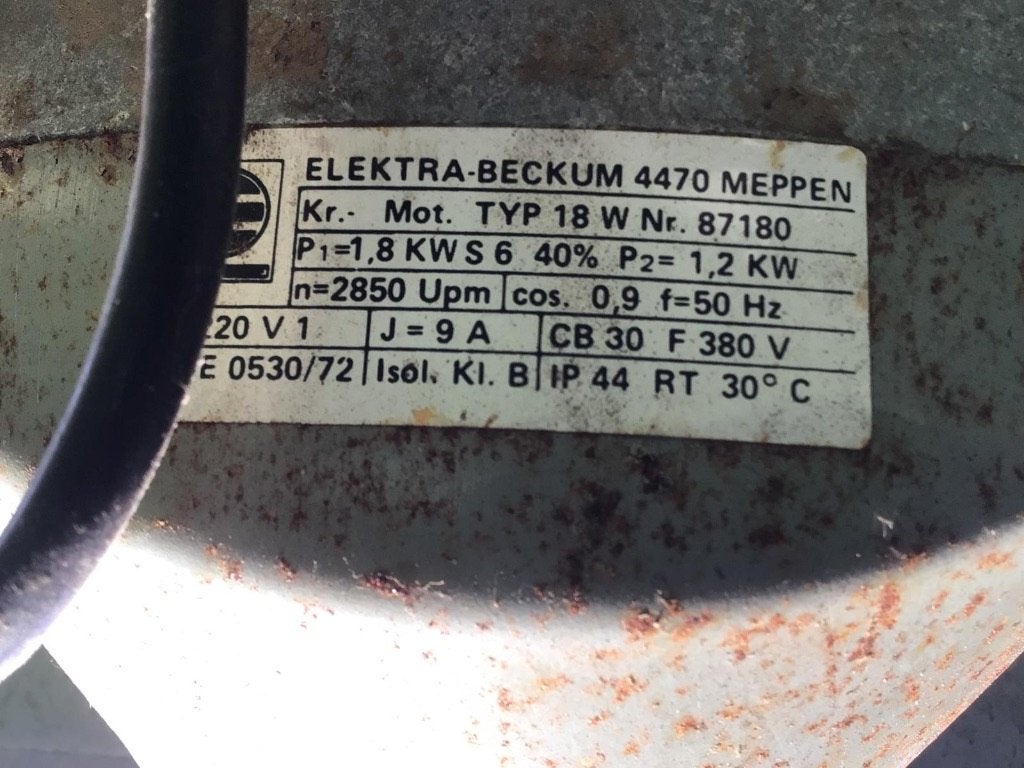 Tafelzaag, Doe-het-zelf en Bouw, Ophalen, Gebruikt, Cirkelzaag, Elektra beckum