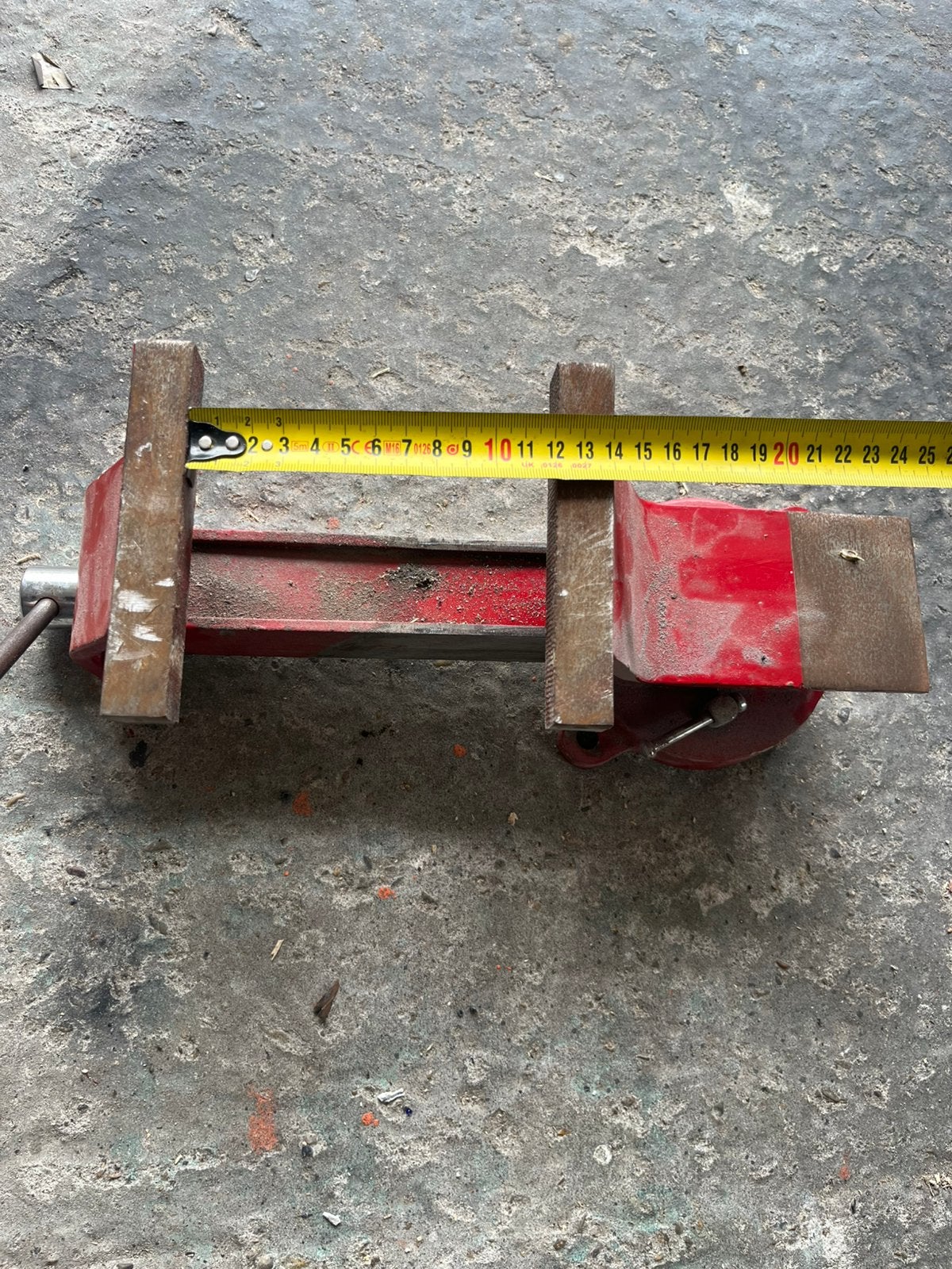 Bankschroef, Ophalen, Zo goed als nieuw, Minder dan 70 cm, Bankschroef
