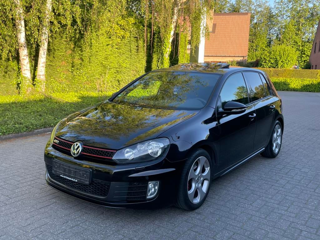 VW Golf 6 GTI DSG Opendak gekeurd voor verkoop, Auto's, Automaat, Euro 5, Zwart, Parkeersensor