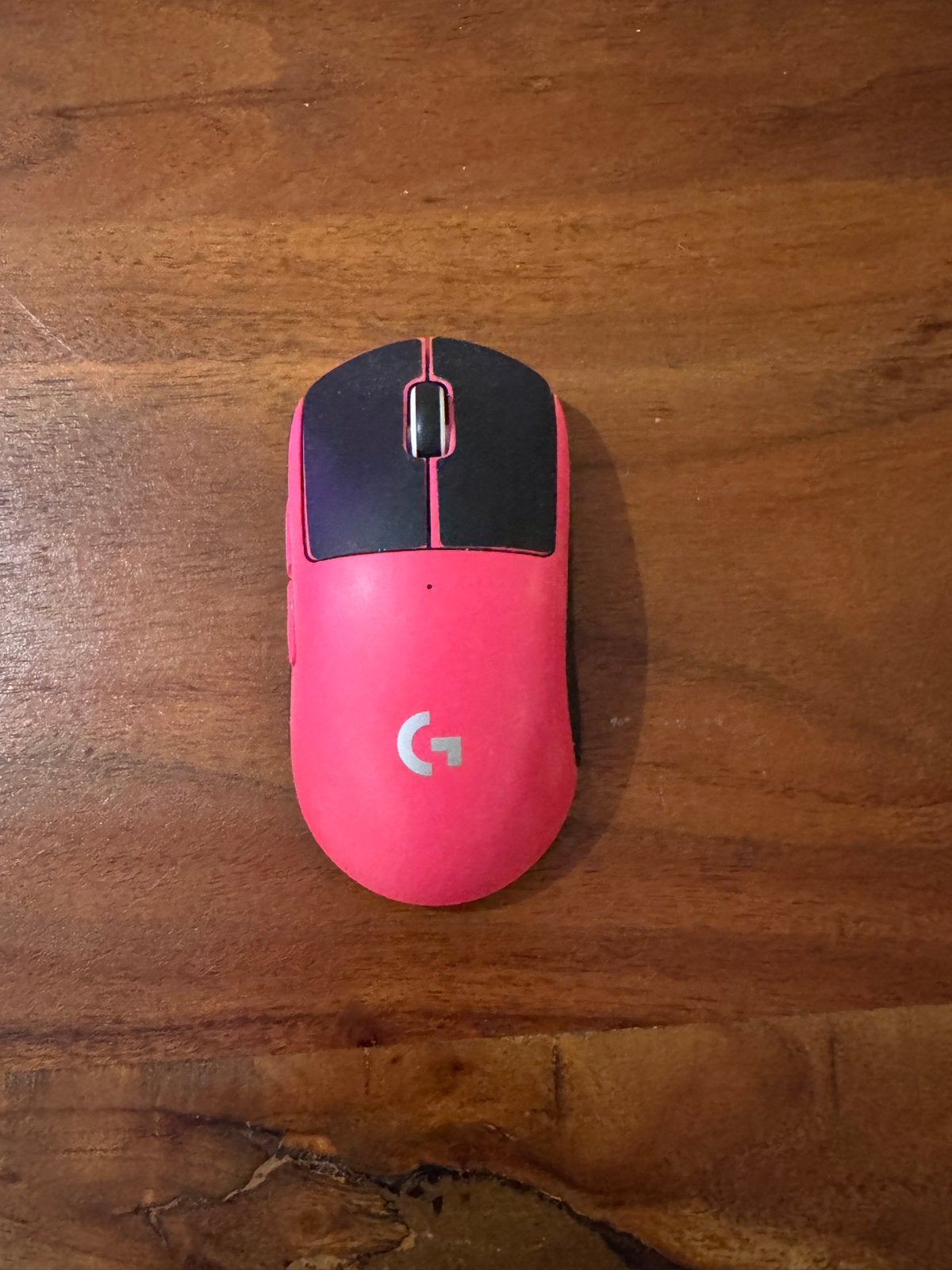 Logitech G pro x superlight 1 - roze, Computers en Software, Ophalen, Rechtshandig, Gebruikt, Gaming muis