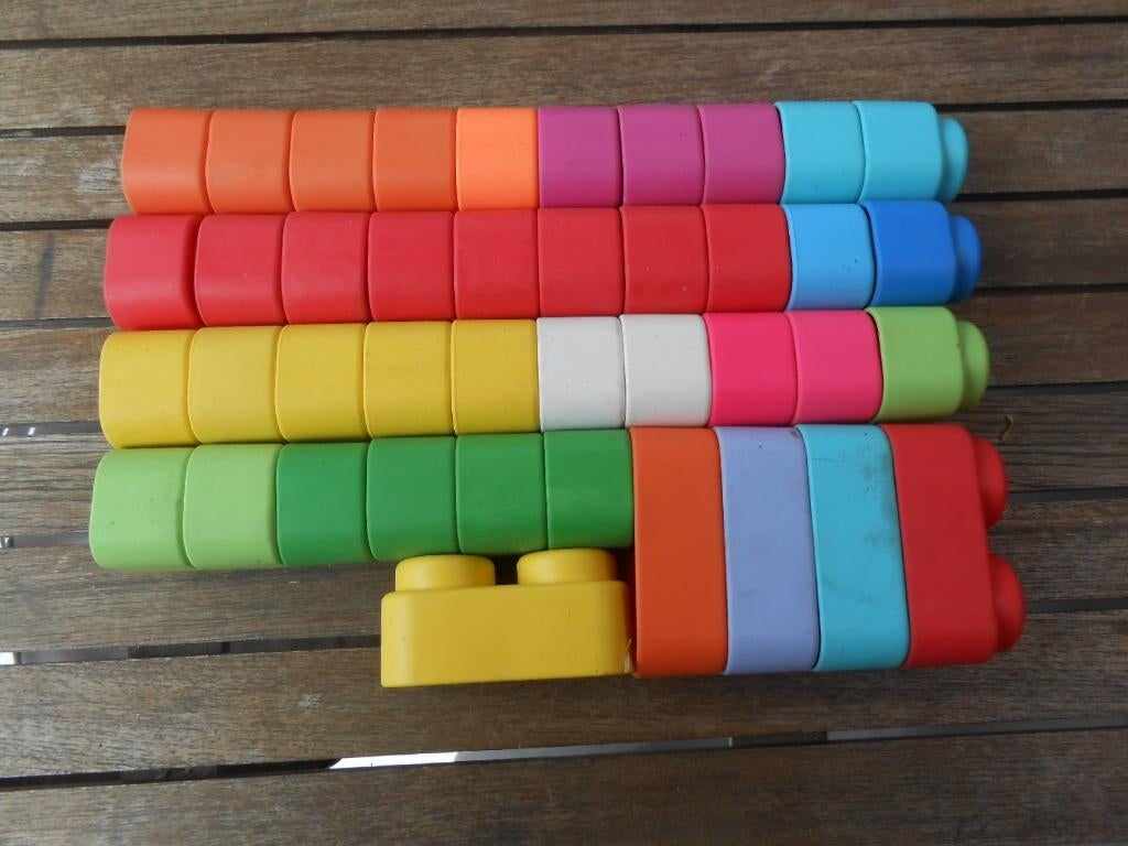 Clementoni blokken - zachte bouwblokken, Ophalen of Verzenden, Gebruikt