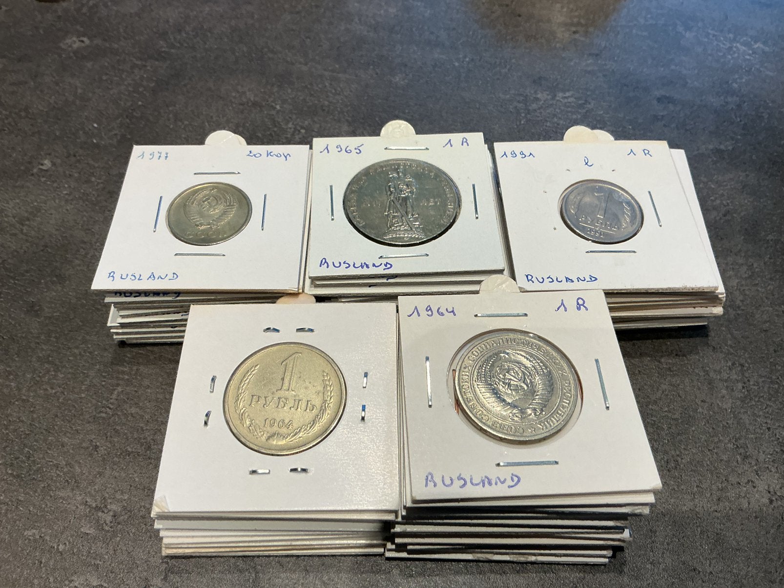 Rusland lot 50 diverse munten, Ophalen of Verzenden, Munten