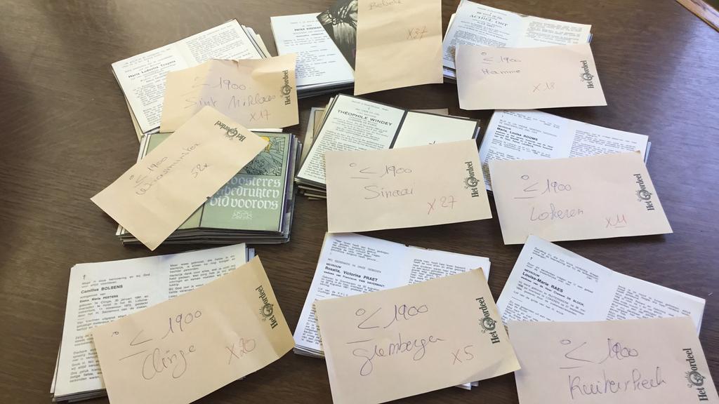 192 Doodsprentjes voor 1900, Verzamelen, Bidprentjes en Rouwkaarten, Ophalen
