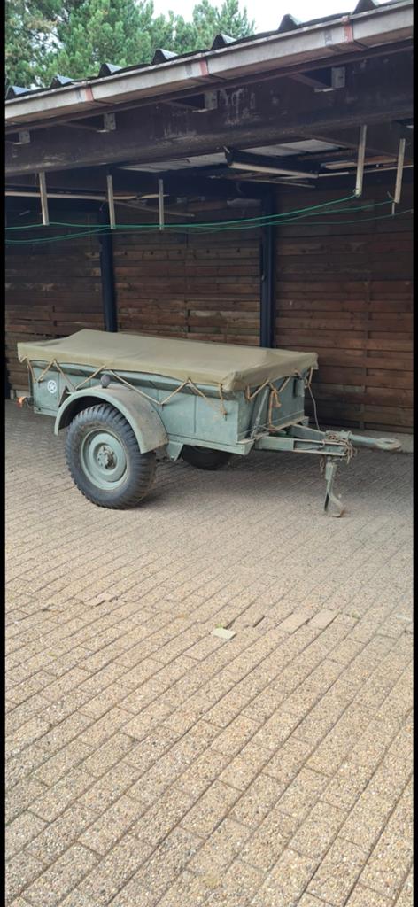 Remorque Willy's Jeep, Collections, Objets militaires | Général, Enlèvement