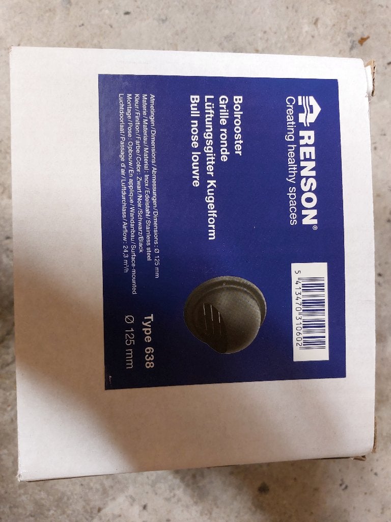 Bolrooster zwart, Enlèvement, Neuf, Extracteur