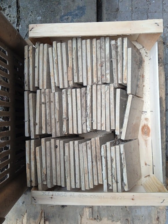 60 pièces de petits carreaux de carrelage belge 10cm de côté, Enlèvement, Comme neuf