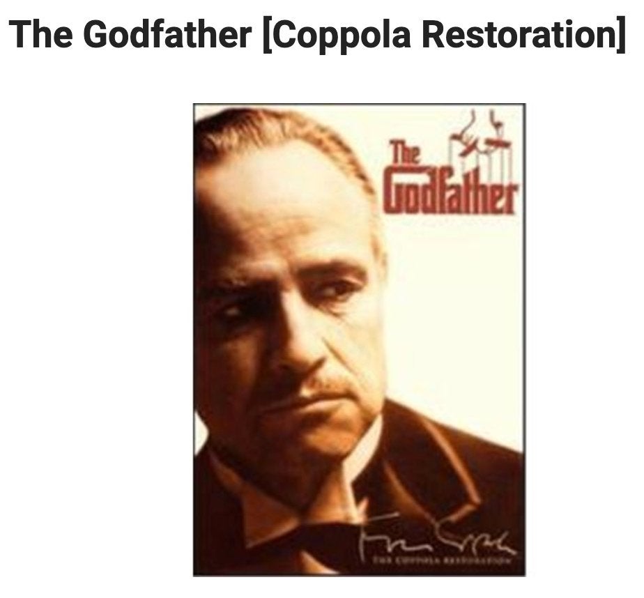 DVD/The Godfather/Francis Ford Coppola/Dolby 5.1 - 1996, Thriller, Vanaf 16 jaar, Nederlands, Ophalen of Verzenden