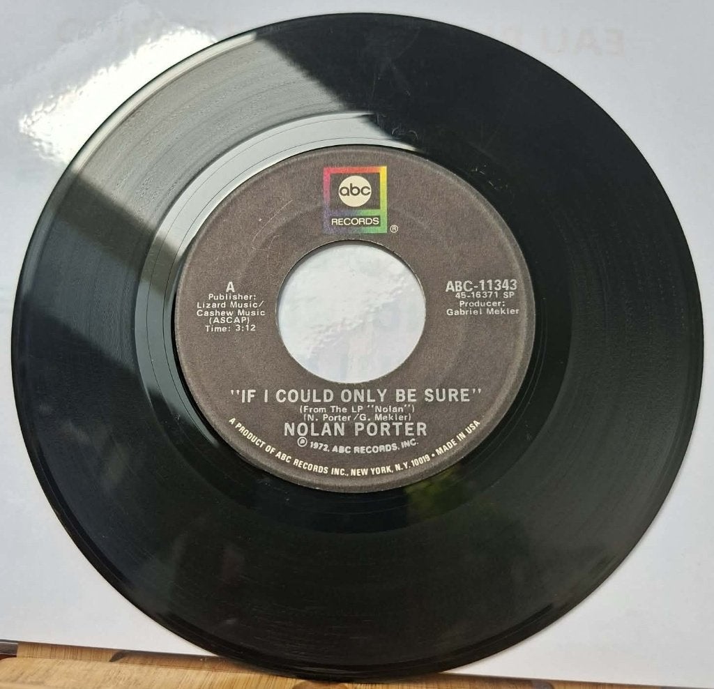 Nolan Porter - Als ik er maar zeker van kon zijn, Cd's en Dvd's, Vinyl Singles, Gebruikt, Verzenden, 7 inch, Originele persing