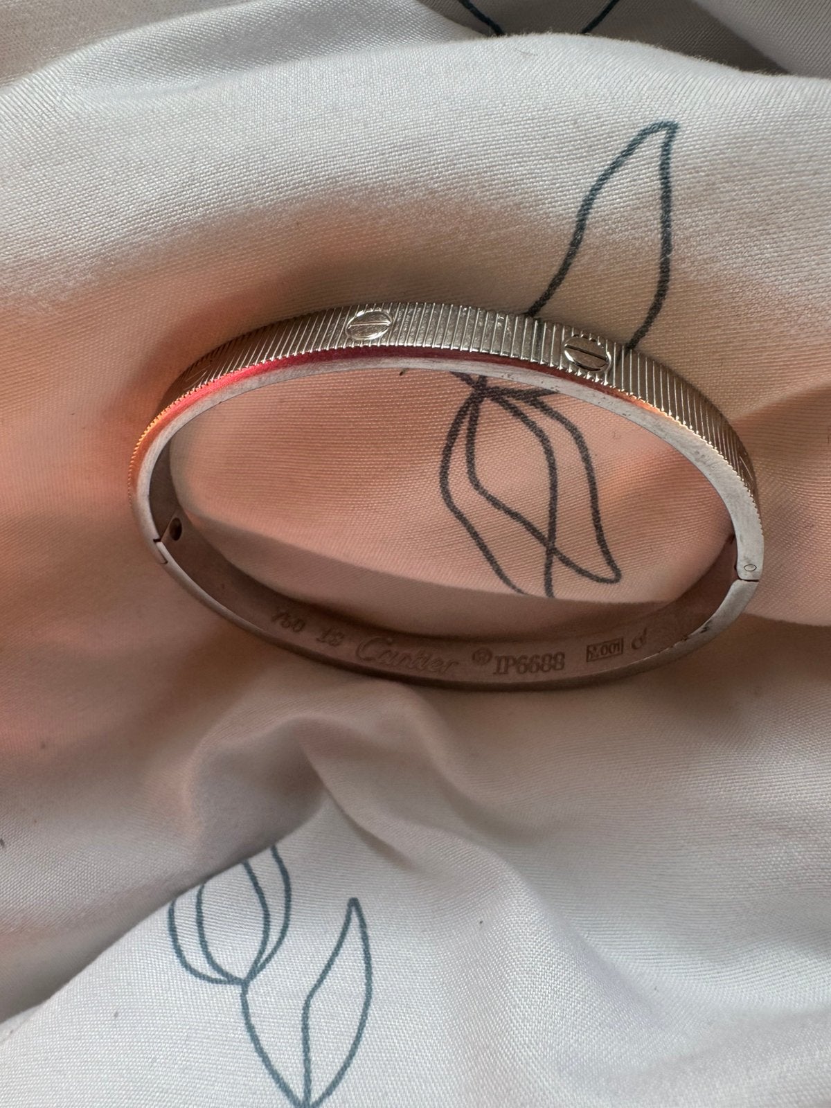 Joli bracelet en argent, Bijoux, Sacs & Beauté, Bagues, Enlèvement ou Envoi, Comme neuf, Argent, Argent