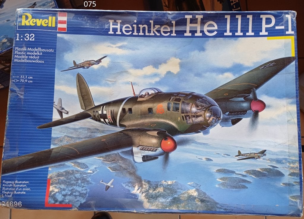Heinkel He 111 P-1 1/32  Revell, Enlèvement ou Envoi, Revell