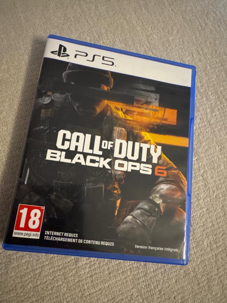 Call of duty black ops 6, Consoles de jeu & Jeux vidéo, Jeux | Sony PlayStation 5, Neuf, Online, À partir de 18 ans, Combat