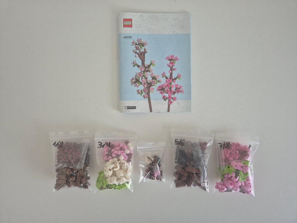 Lego Botanicals: Kersenbloesems (40725), Kinderen en Baby's, Speelgoed | Duplo en Lego, Zo goed als nieuw, Lego, Ophalen