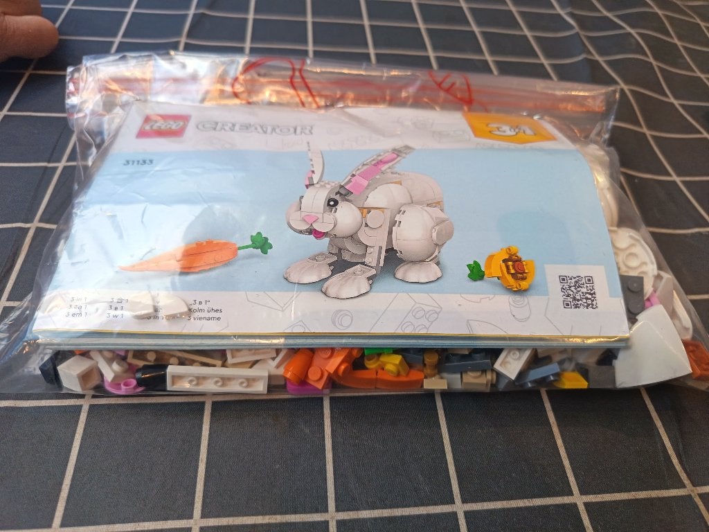 Lego konijn 31133, Enlèvement ou Envoi, Lego, Ensemble complet, Instructions incluses