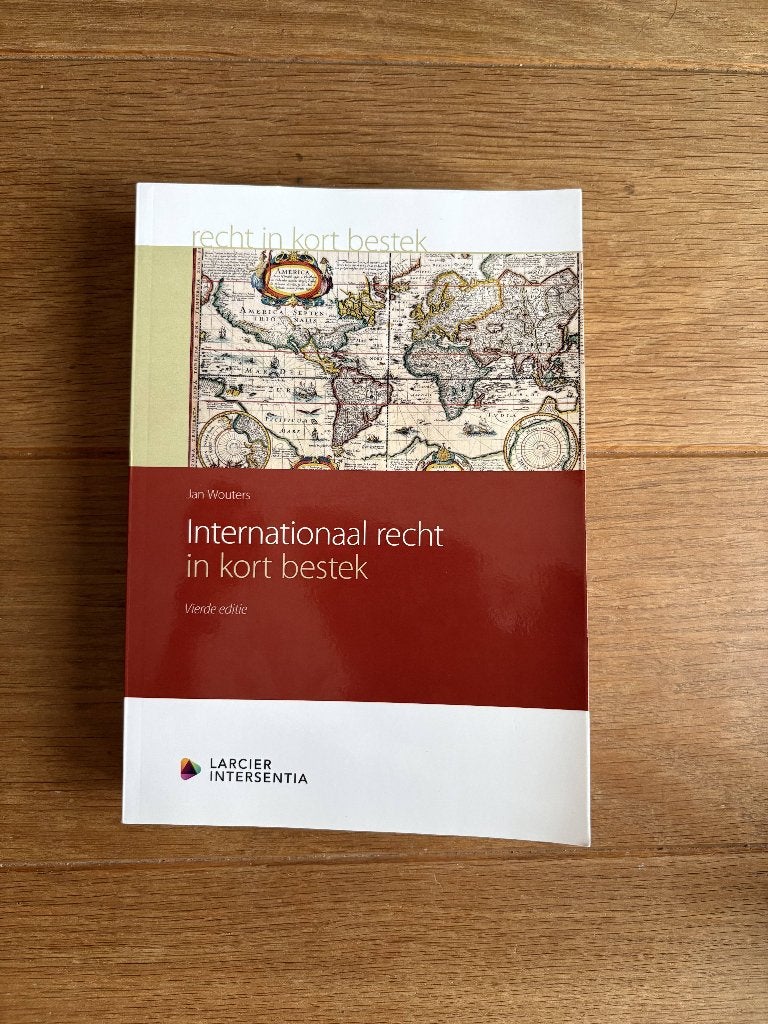 Internationaal recht in kort bestek (vierde editie), Enlèvement ou Envoi, Jan Wouters, Alpha, Enseignement supérieur