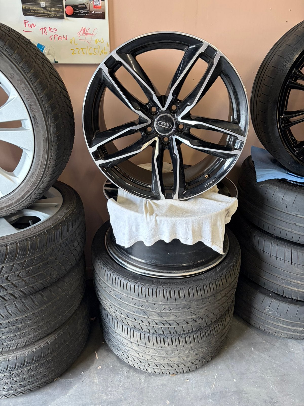 Mooie felgen Audi Volkswagen Mercedes 19 Inch 5x112, Auto-onderdelen, Banden en Velgen, Ophalen, 19 inch, Band(en)