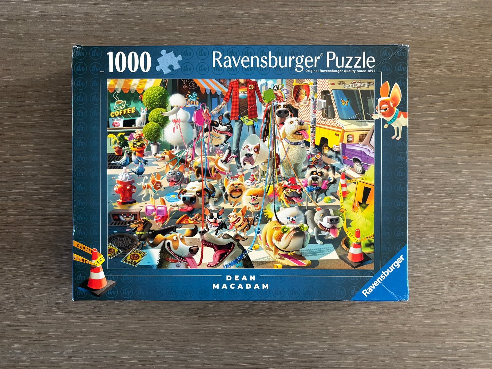Puzzel Dean Macadam The Dog Walker, Hobby en Vrije tijd, Denksport en Puzzels, Ophalen of Verzenden, 500 t/m 1500 stukjes, Zo goed als nieuw