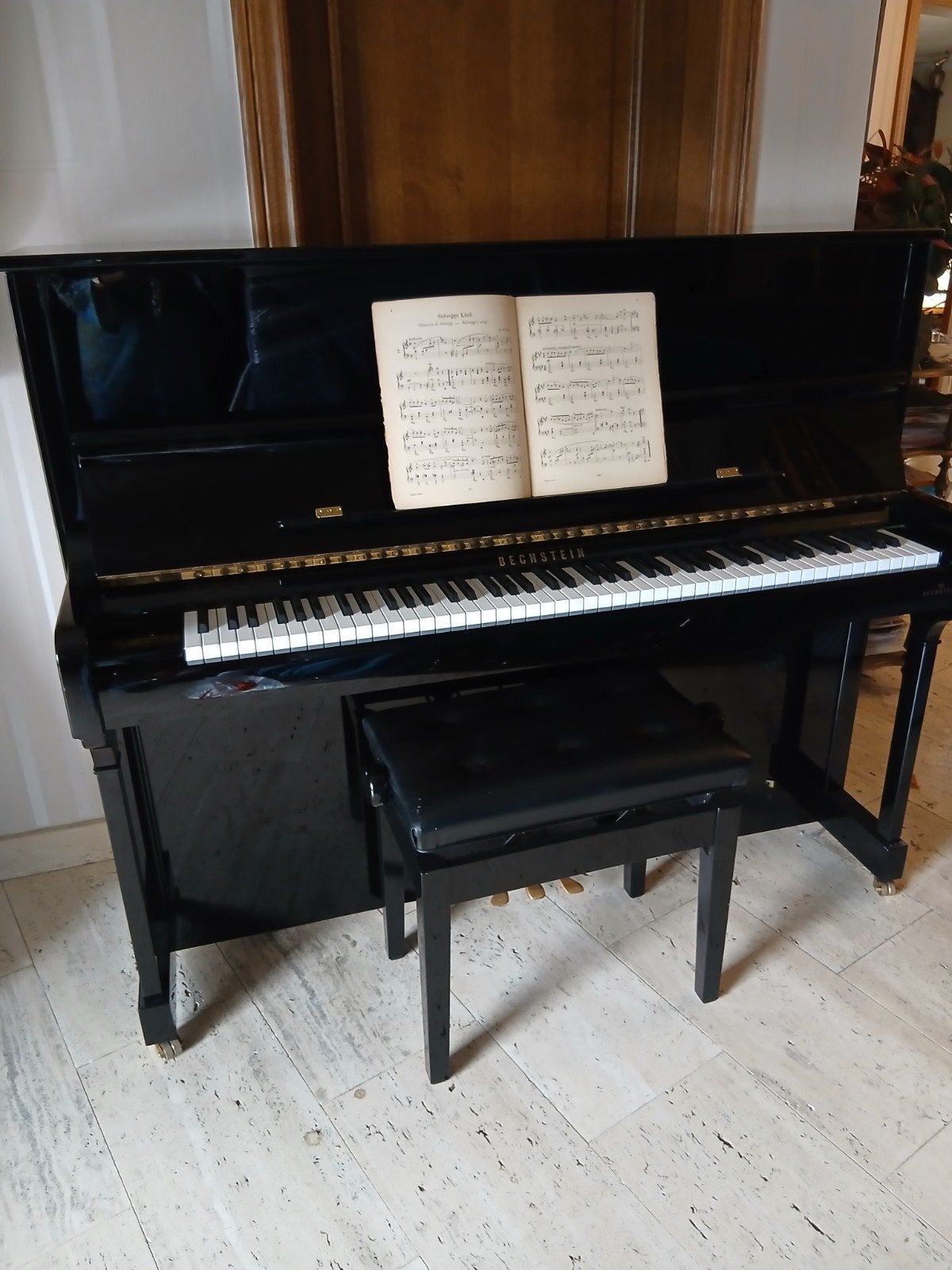 À vendre piano BECHSTEIN A124, Enlèvement ou Envoi, Piano
