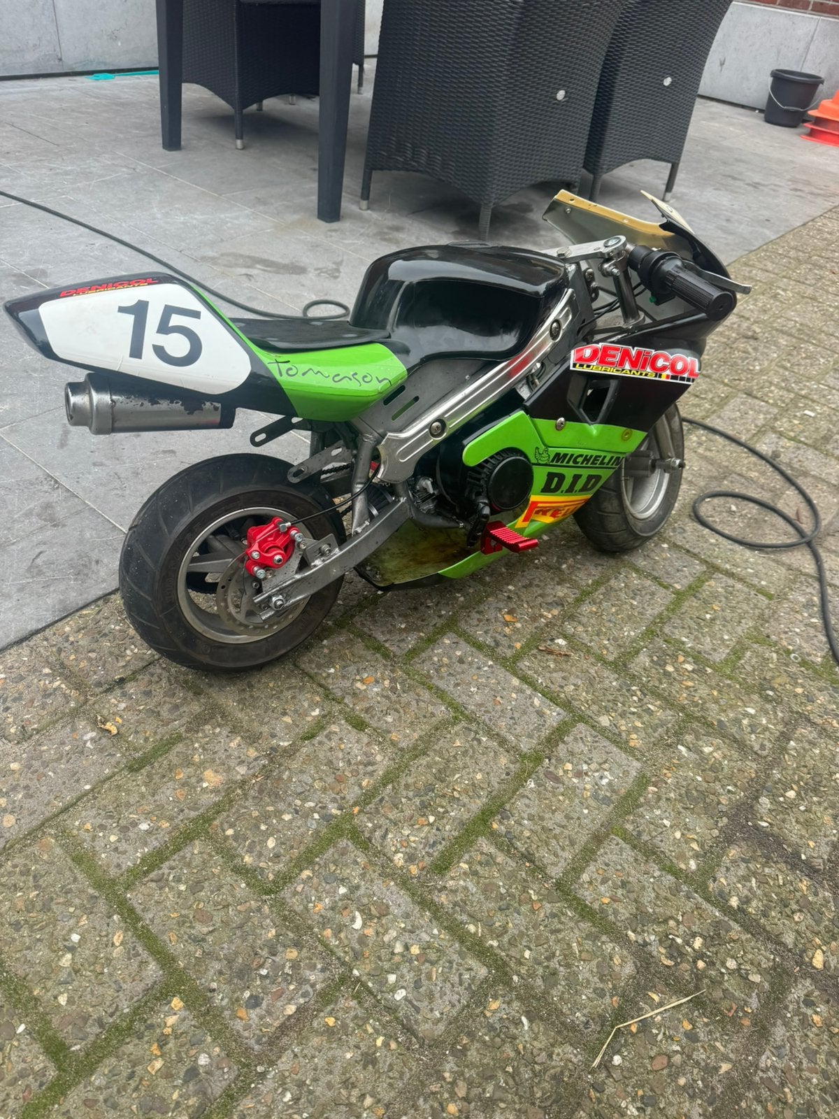 Pocketbike’s, Ophalen, Zo goed als nieuw