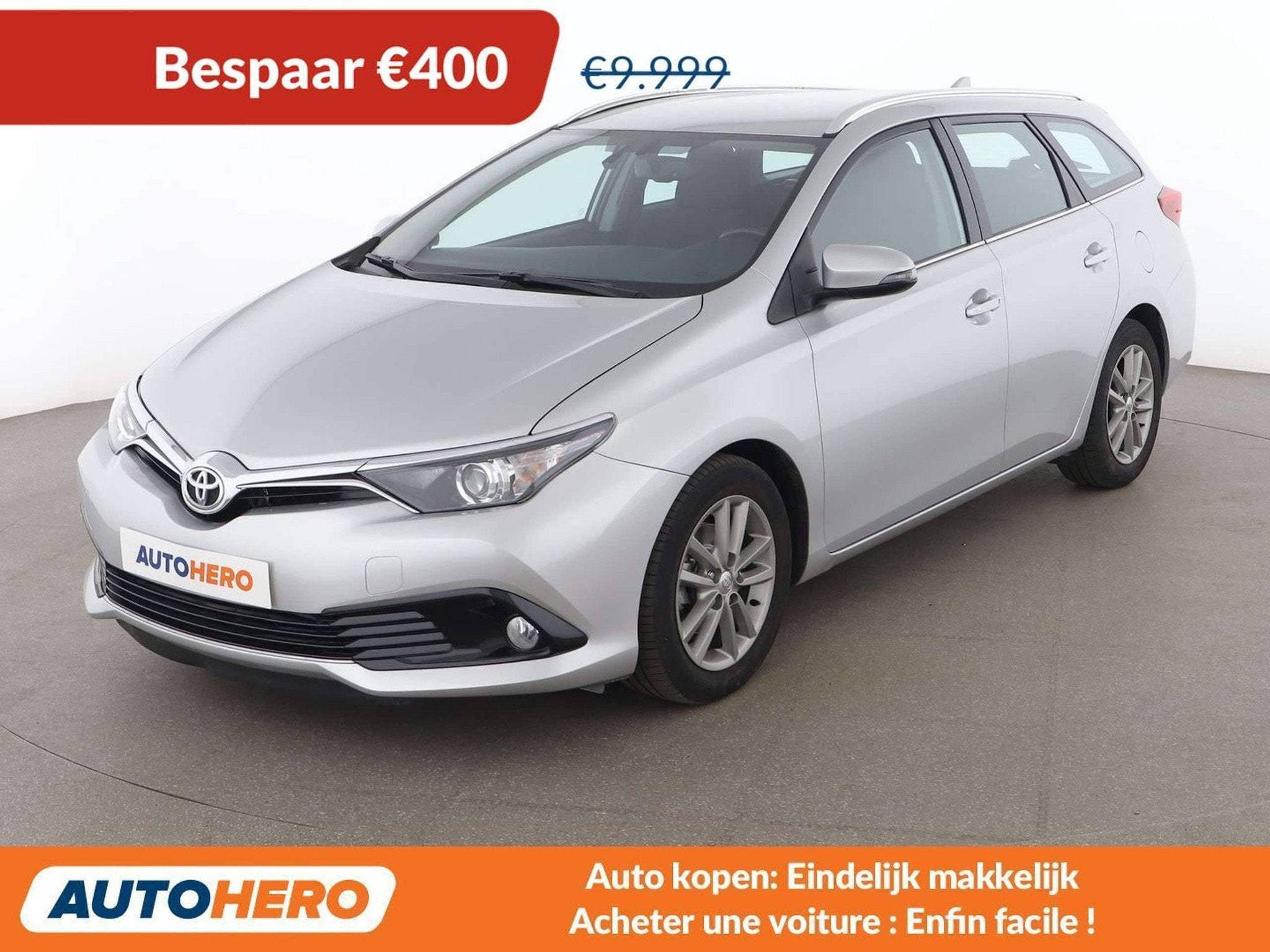 Toyota Auris 1.4 Turbodiesel Basis, Autos, Argent ou Gris, 90 ch, Boîte manuelle, https://public.car-pass.be/vhr/07de930b-488c-445c-a312-19833e45799e