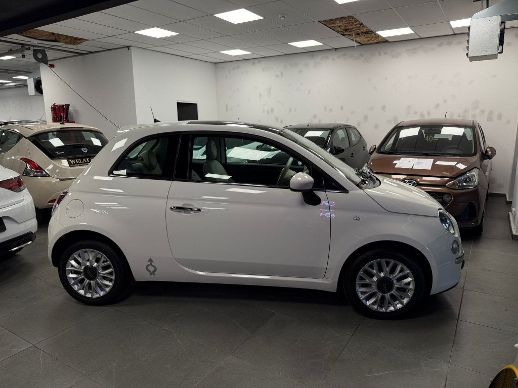 FIAT 500 AUTOMAAT  2015 BENZINE 39.000 KM TOP STAAT, Auto's, Wit, Bedrijf, Grijs, 69 kW