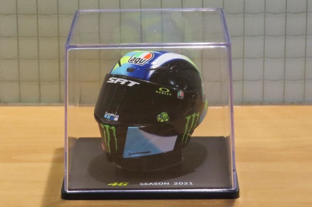 Valentino Rossi AGV helmet last season 2021 1:5, Enlèvement ou Envoi, Neuf, 1:5 à 1:8, Autres types