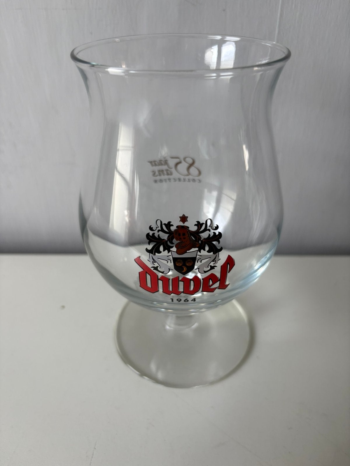 Verre de collection DUVEL, 85e anniversaire (1964), Enlèvement ou Envoi, Comme neuf, Duvel