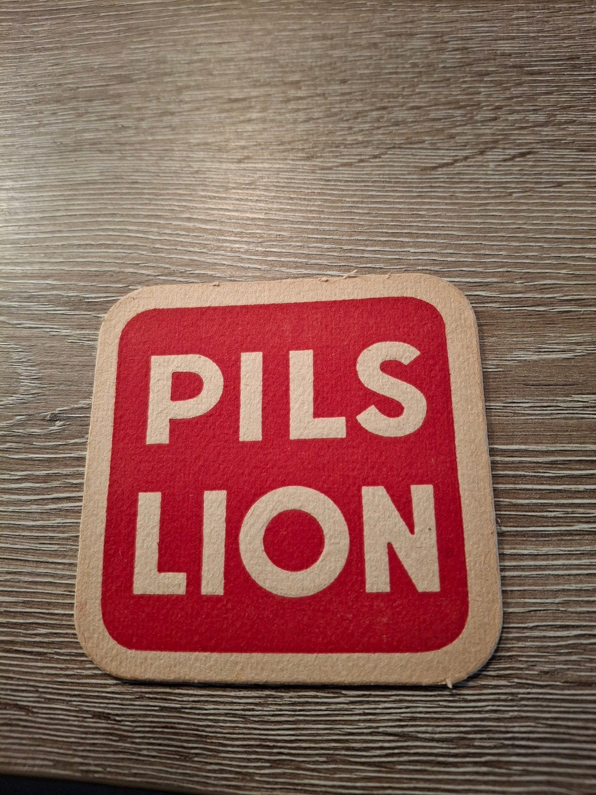 oud bierviltje pils lion, Ophalen of Verzenden
